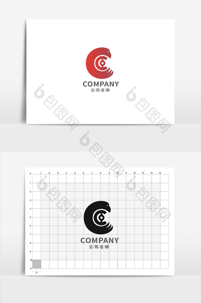 字母CLOGO纯字母c单字母logo图片图片