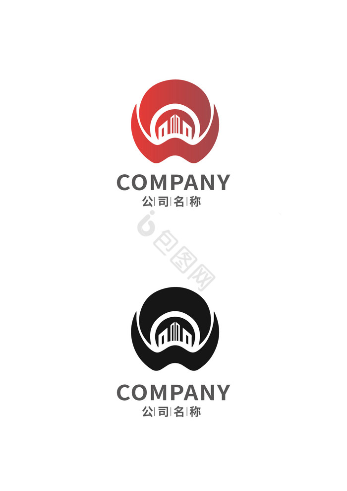 房地产W字母logo行业logo图片