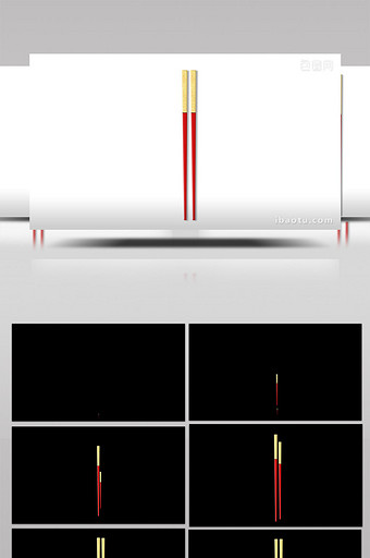 易用写实类mg动画食品餐具类红筷子图片
