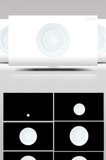 易用写实类mg动画食品餐具类一个陶瓷盘子图片