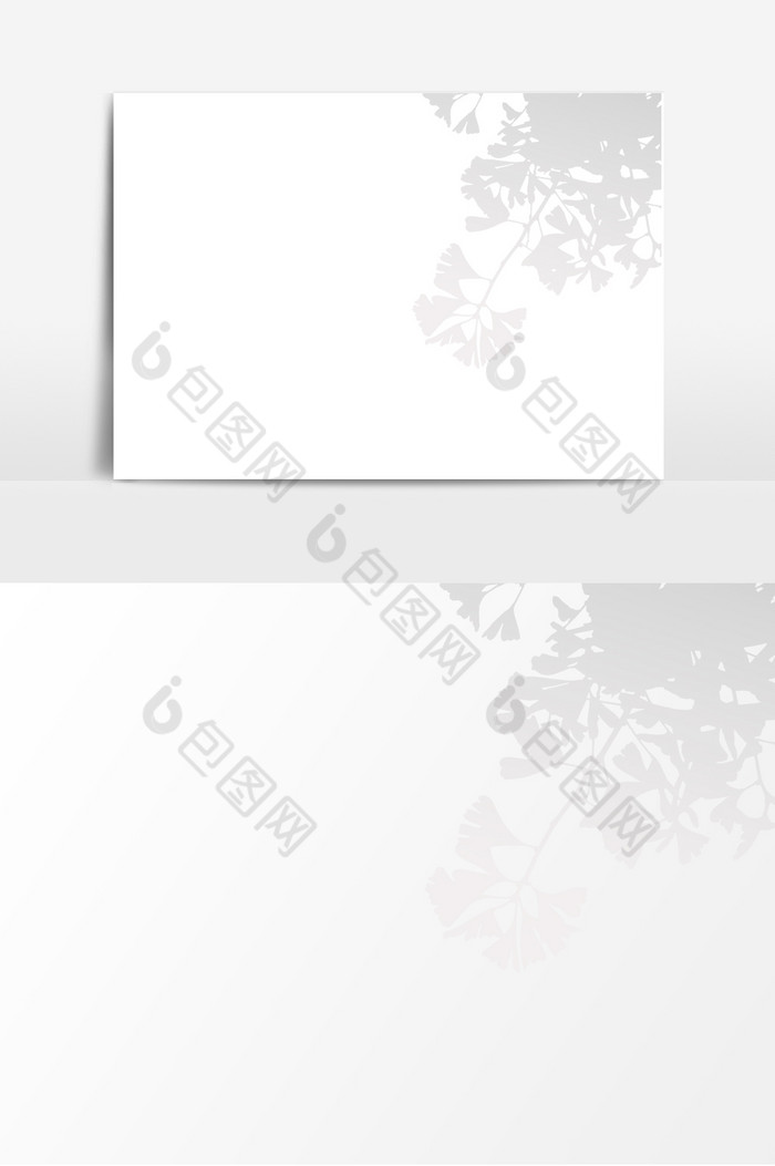 银杏叶子光影图片图片