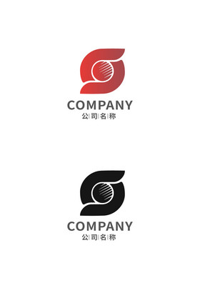 字母J形状金融纯字母j单字母logo