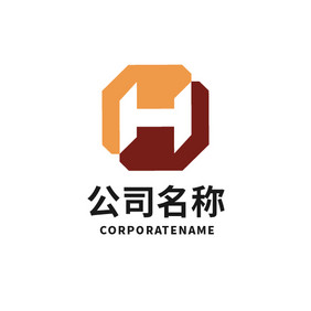 高端大气金融置业字母H标志