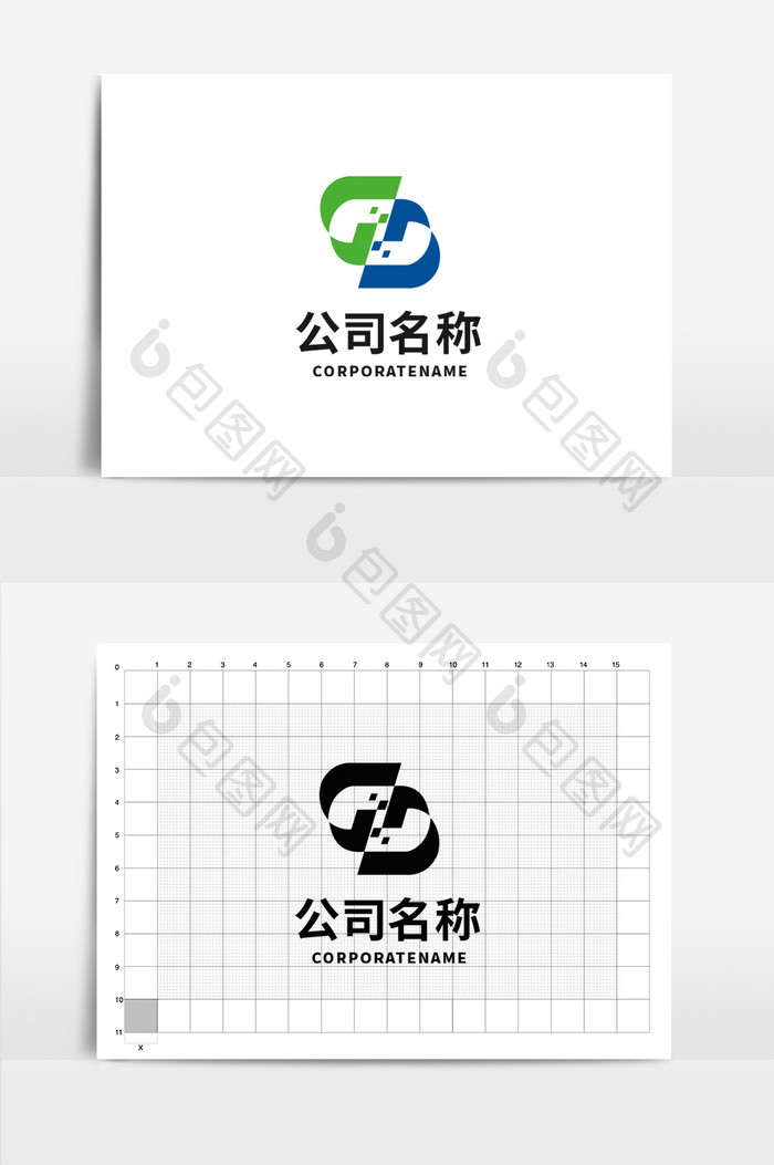 高端大气智能科技字母G标志