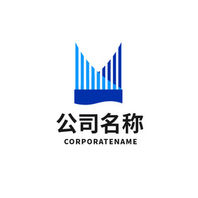 高端大气大桥建材通用型LOGO标志