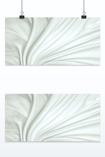 纯白白色纹理质感丝滑布料大气简约背景图片