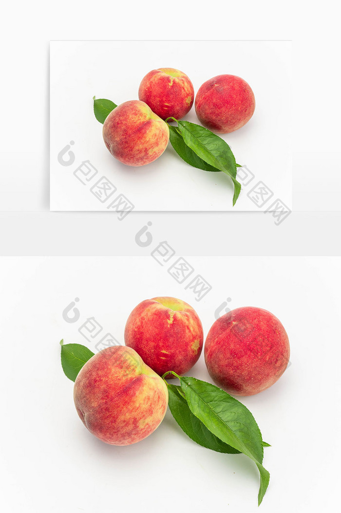 新鲜水果水蜜桃摄影图