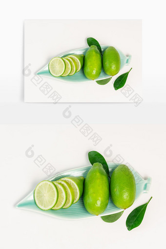 新鲜水果香水柠檬摄影团图片