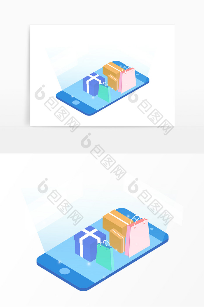 电商促销打折购物礼物礼品图片图片