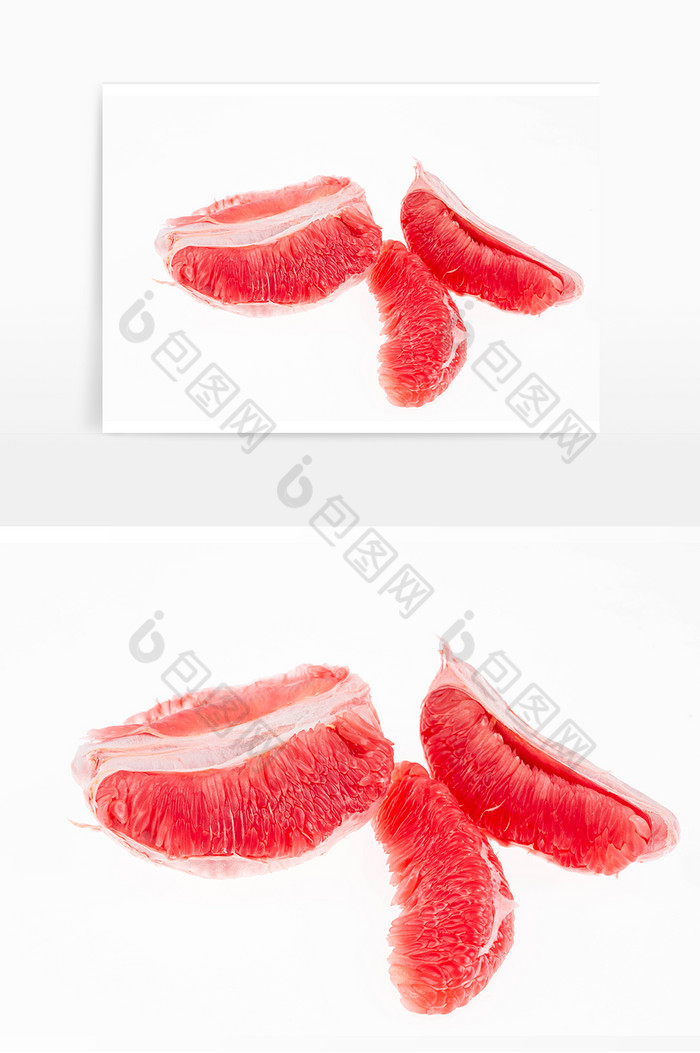 新鲜水果剥开红柚柚子图片图片