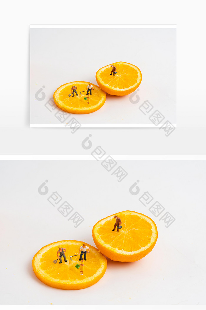 橙子微距人实物图片图片