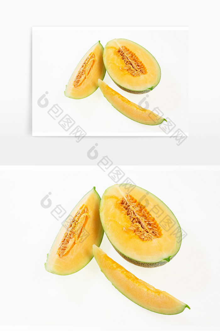 美味水果哈密瓜实物图片图片