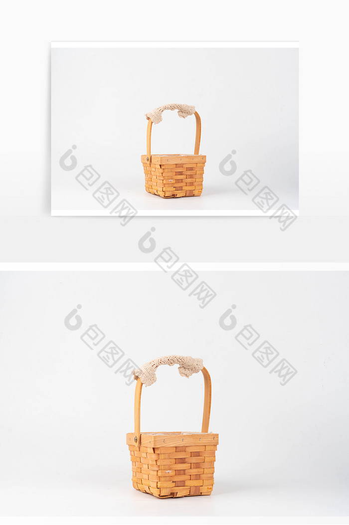 竹篮编织篮篮子实物图片图片