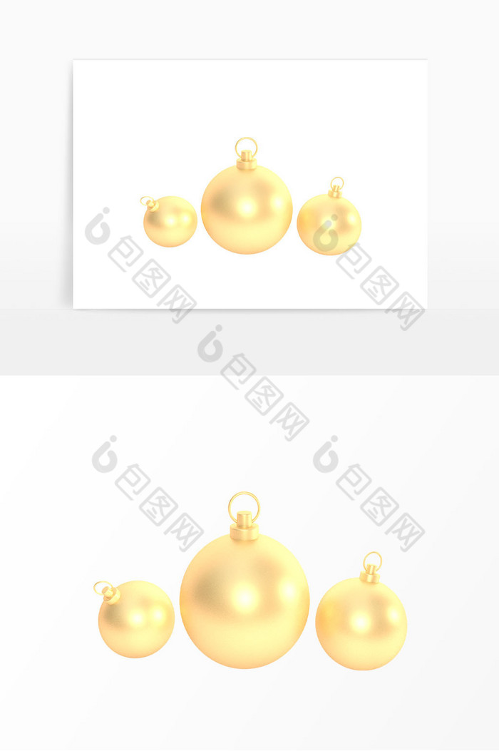 3d立体仿真圣诞节装饰球图片图片