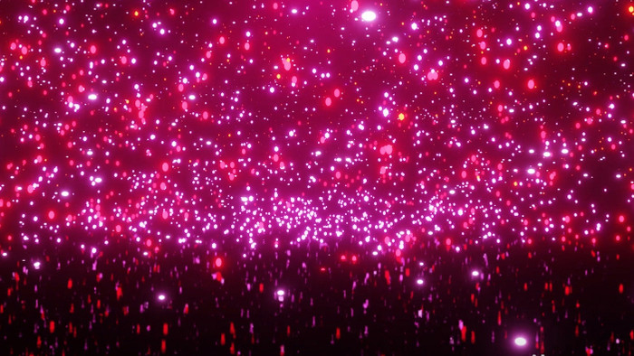 紫红色粒子闪光华丽舞台动态背景视频素材