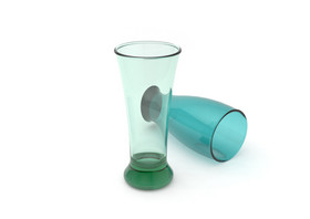 玻璃花瓶写实元素