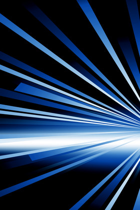 科技感几何射线线条光效