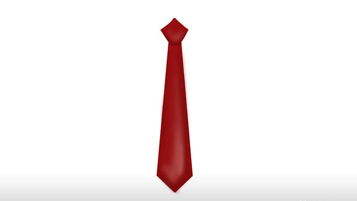 易用mg写实类穿戴用具一个红色的领带