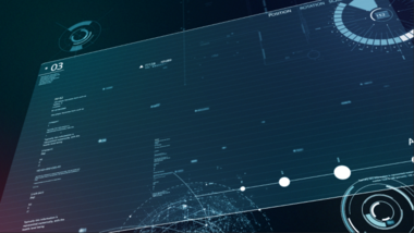 科技HUD震撼大数据高端互联网背景视频