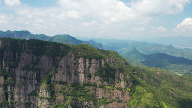 自然风光台州仙居山区航拍