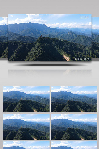 四川成都青城山5A景区4K航拍图片