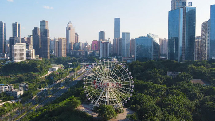 重庆游乐园城市合集4K航拍