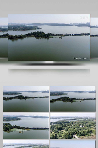 自然风光航拍湖北武汉东湖景区5A景区图片
