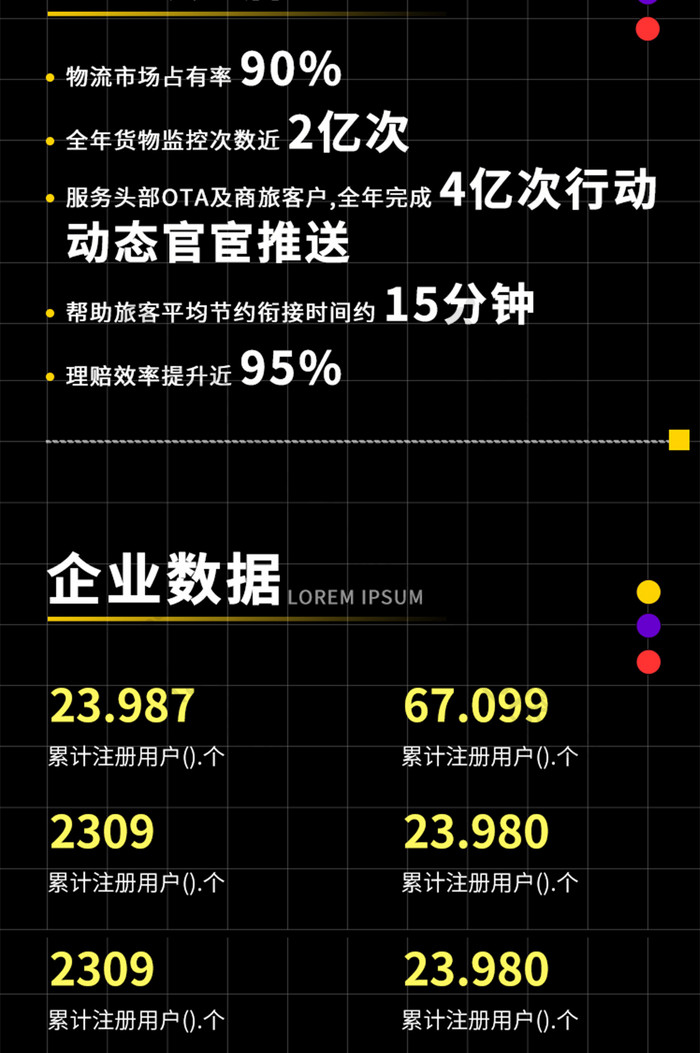 企业公司年终季度数据报告会议总结聚力发展