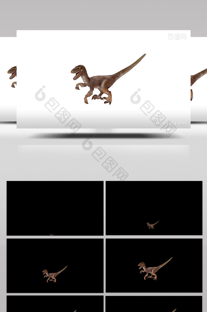 易用mg动画写实类古生物类迅猛龙