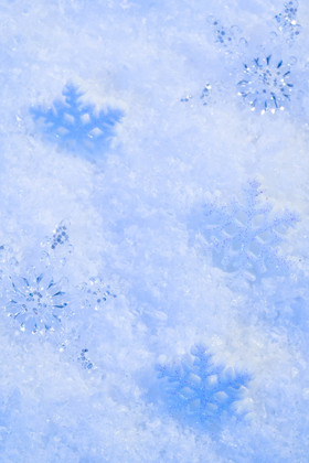 冬季冬天冰雪纹理蓝色雪花图片