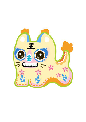 民俗民族特色风俗布老虎图片