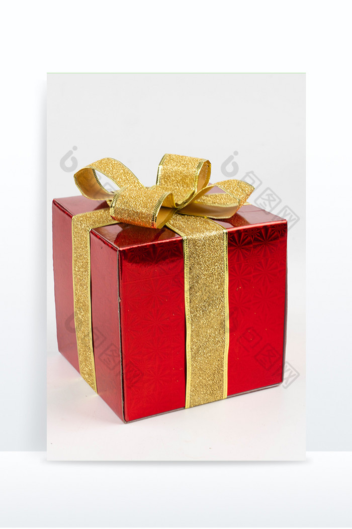 圣诞节丝带花边礼物盒图片图片