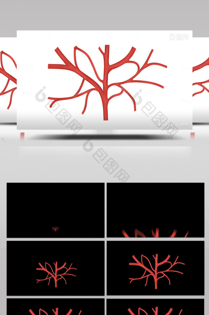 易用写实类mg动画医疗类人体器官血管