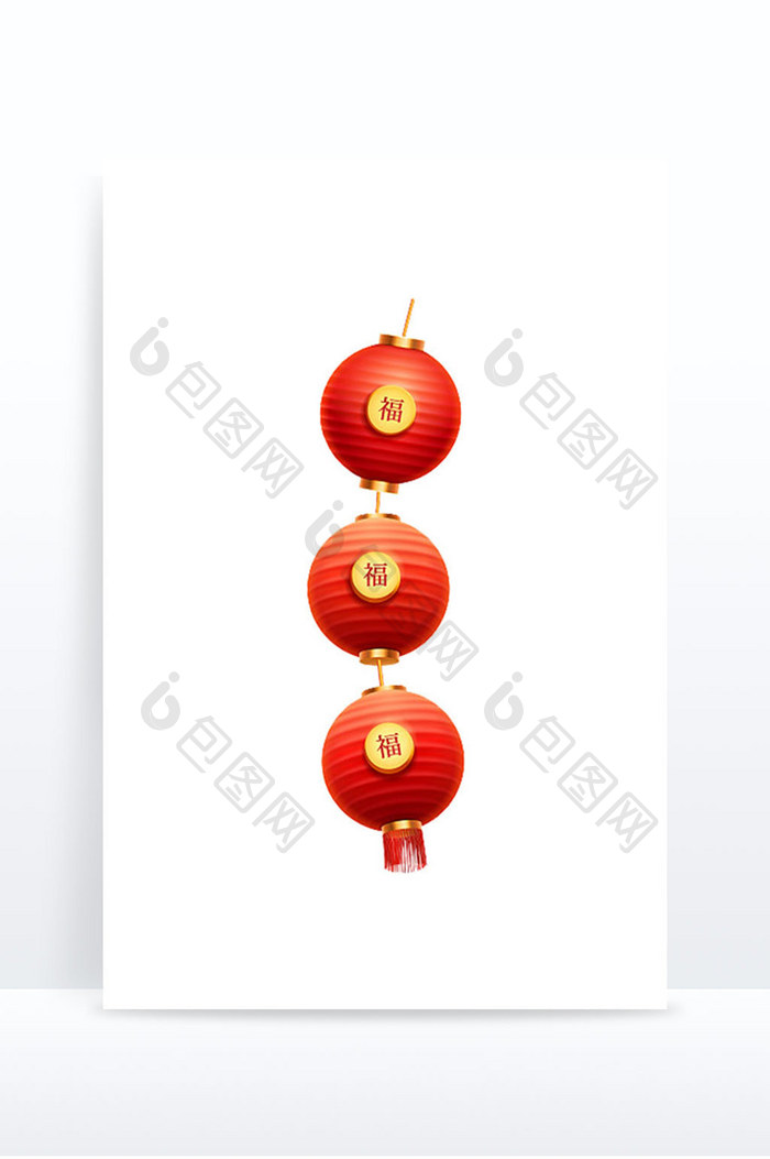 中国风灯笼素材 灯笼形象素材 红色灯笼