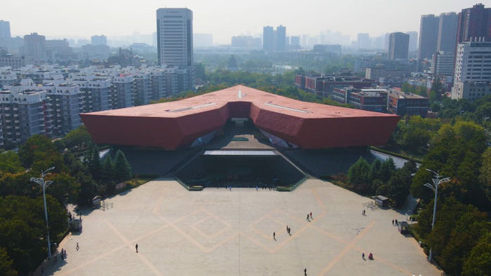 武汉武昌起义革命纪念馆4K航拍