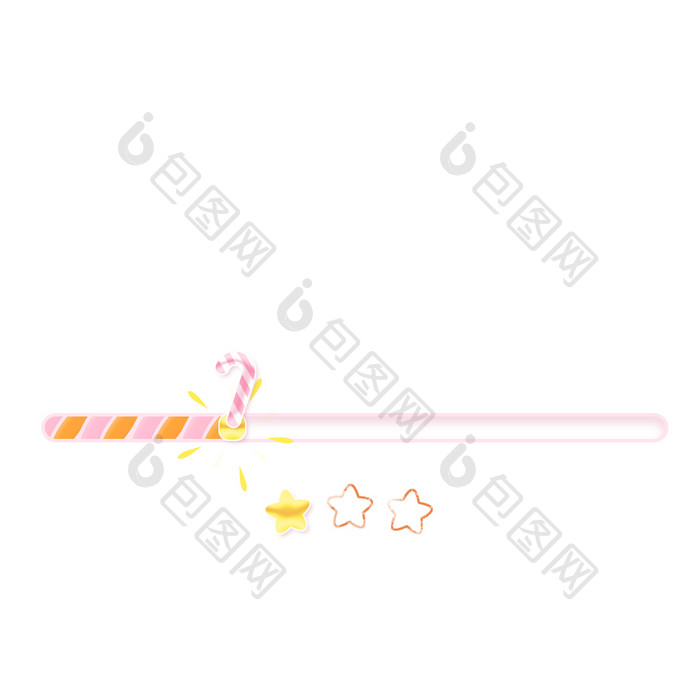 粉色糖果进度条动图GIF