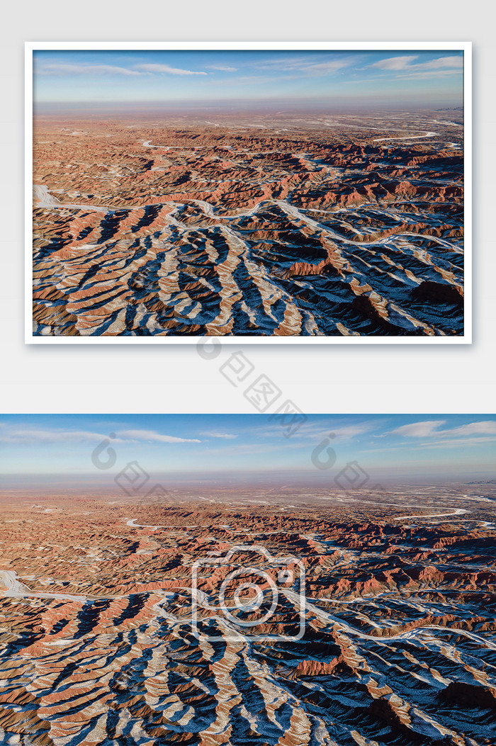 冬季雪后甘肃张掖平山湖大峡谷图片图片