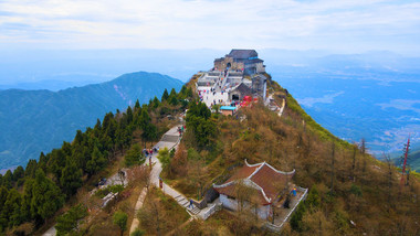 南岳衡山5A景区风光4K航拍