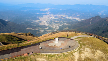 武功山5A风景区金顶4K航拍