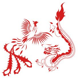 红双喜龙凤呈祥图片
