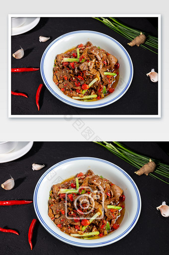 爆炒猪肝湘菜年味美食图片