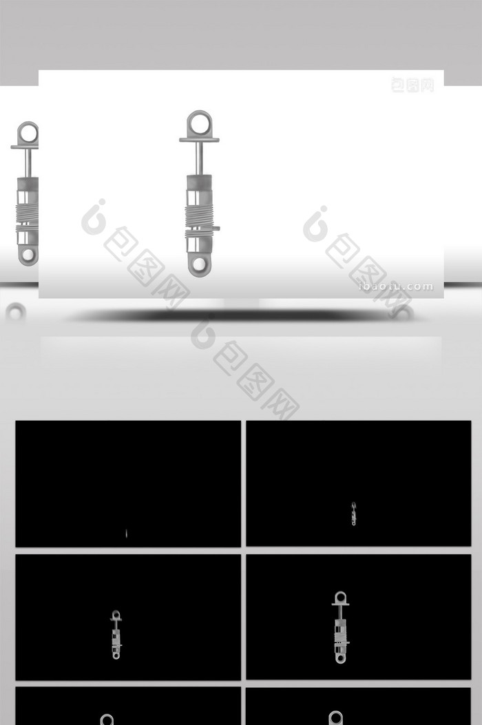 易用mg动画写实类汽车类一个活塞