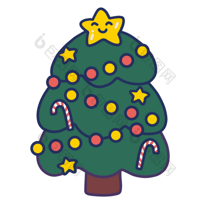 圣诞树小动画动图GIF