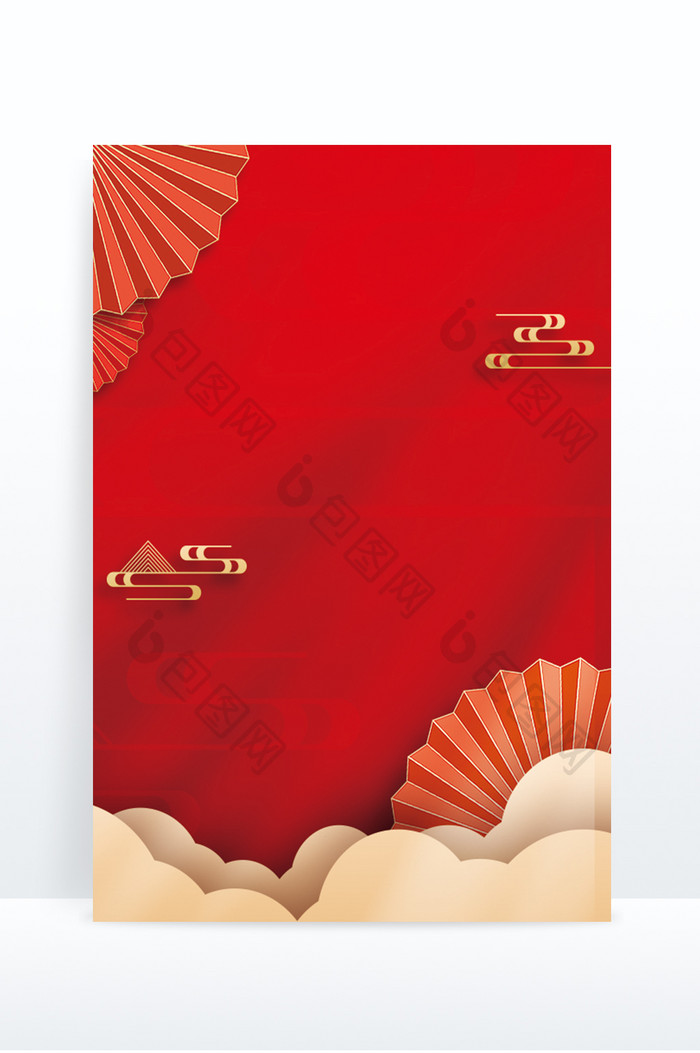 中国风格传统红色