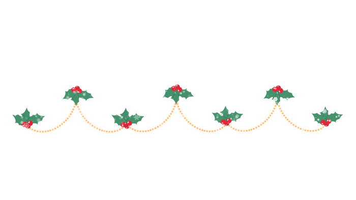 圣诞红色分割线动图GIF