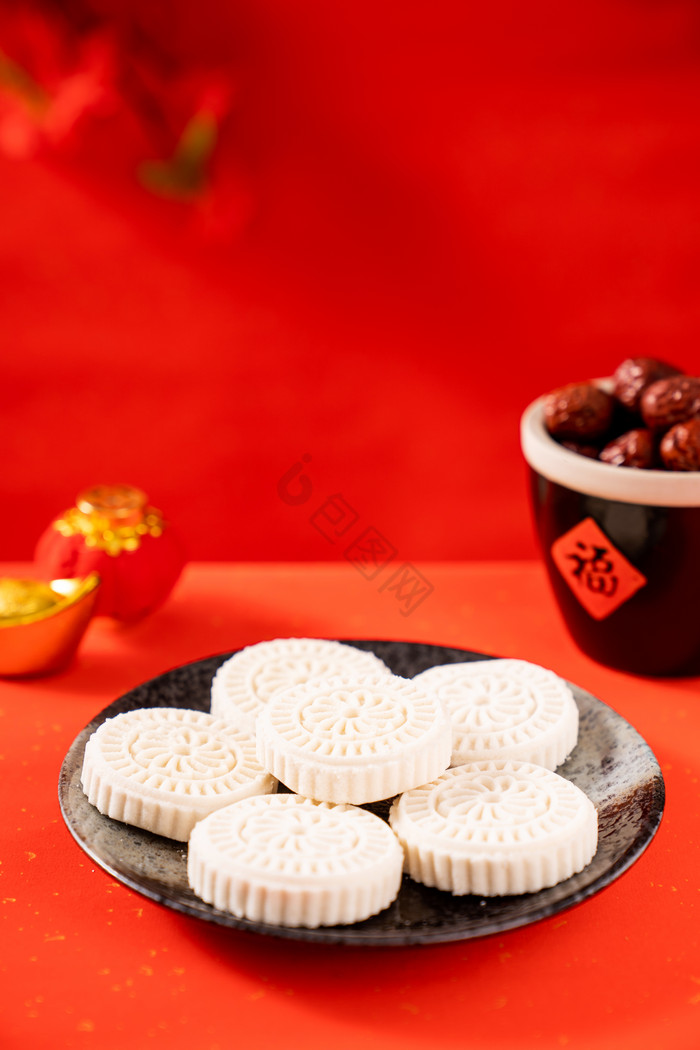 新年春节虎年年货大枣糕点年糕