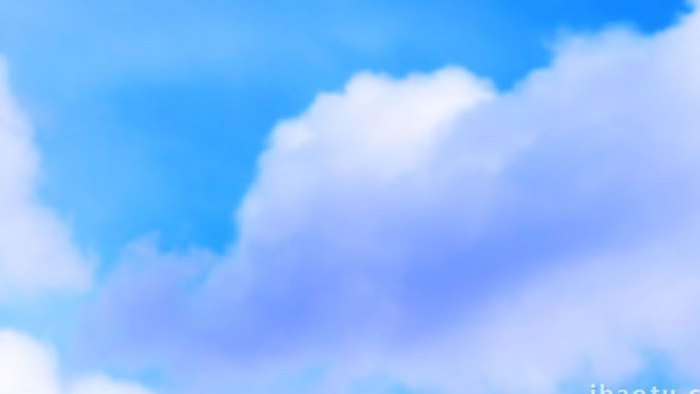 延时摄影自然天空蓝天白云流云天气晴朗