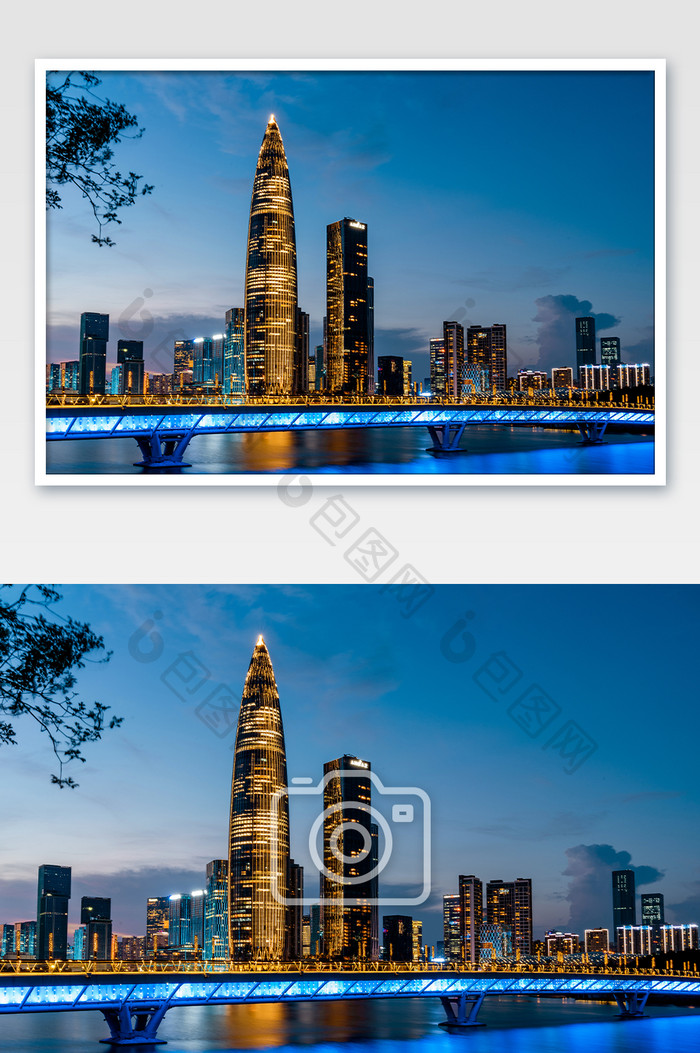 城市建筑深圳CBD现代建筑摄影图