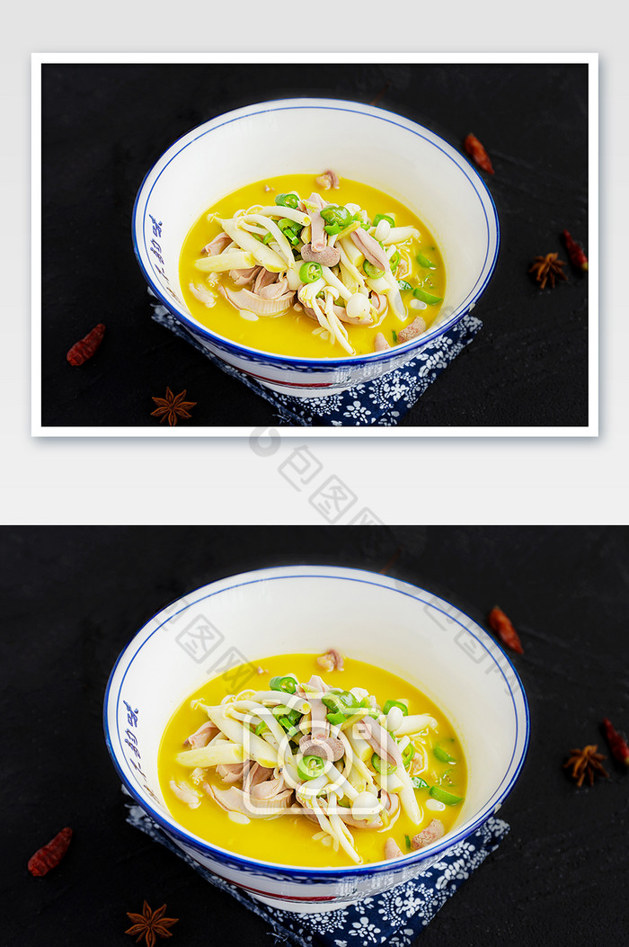 鲜蘑菇金汤肚条特色湘菜年味图片图片