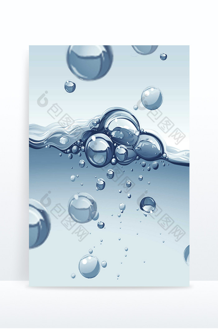 气泡纹理写实水流呼吸图片图片